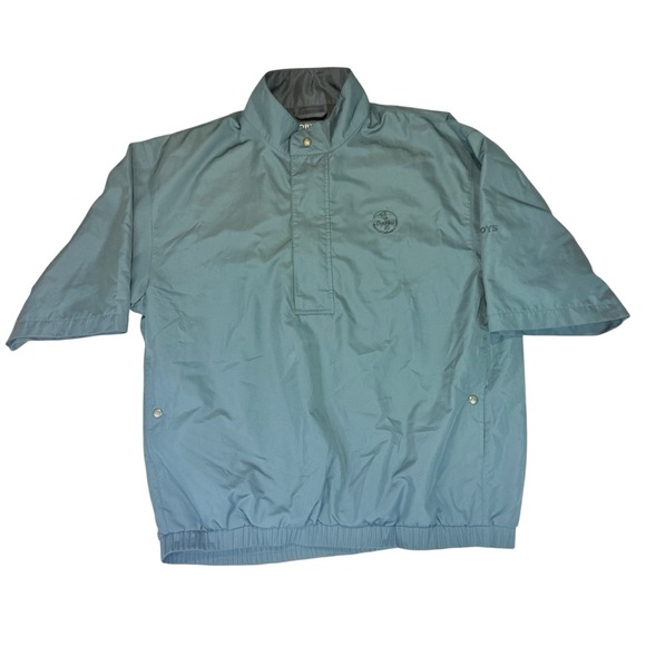 FootJoy Other - DryJoys By FootJoy Half Zip Short Sleeve Golf Pullover Windbreaker Jacket Men M